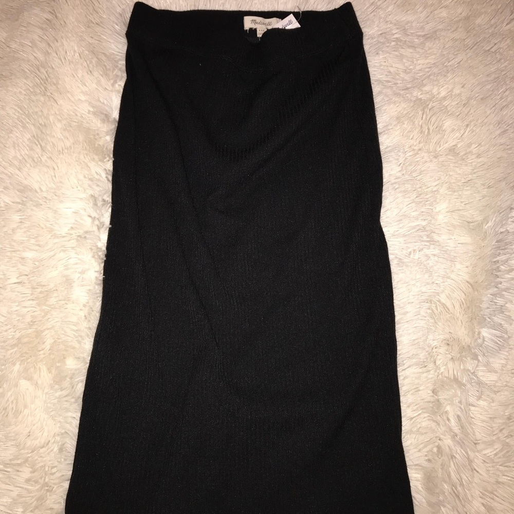 Madewell Ribbed Pencil Skirt